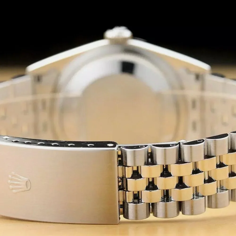 Sale! Men's Factory Diamond Dial 18kt White Gold Watch